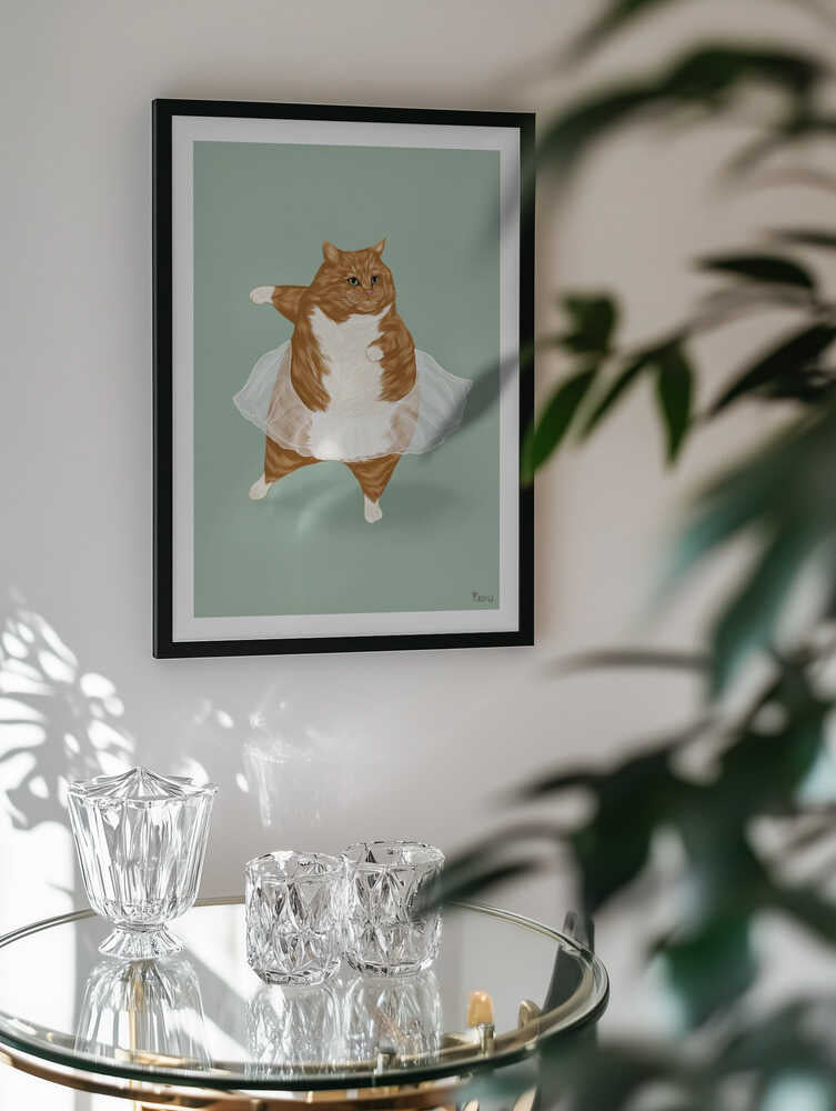 Dancing Ballet Cat