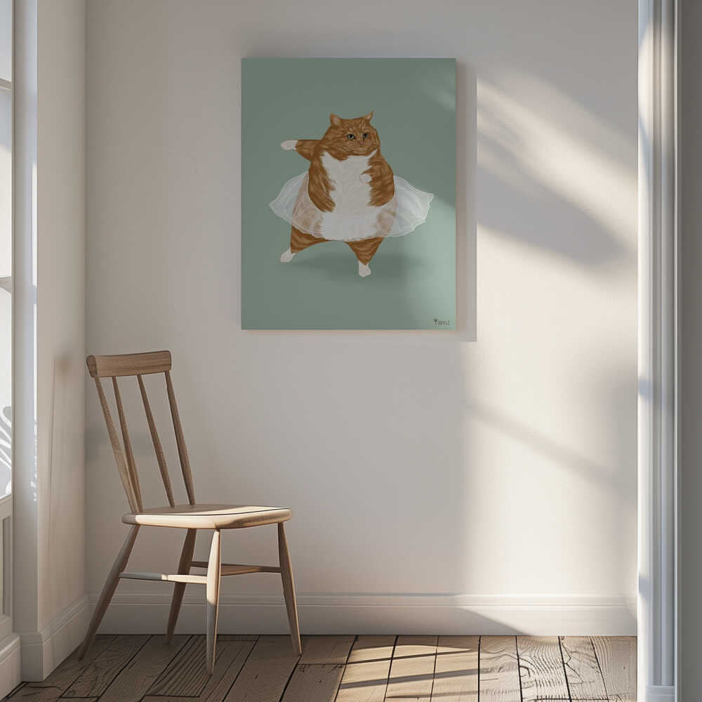 Dancing Ballet Cat