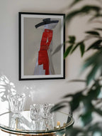 Red Hat Fashion Figure, arte de Doris Schmitz