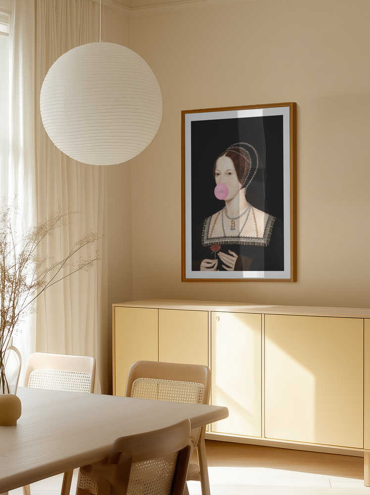 Bubblegum Bitcoin Queen, arte de Talitha McQueen