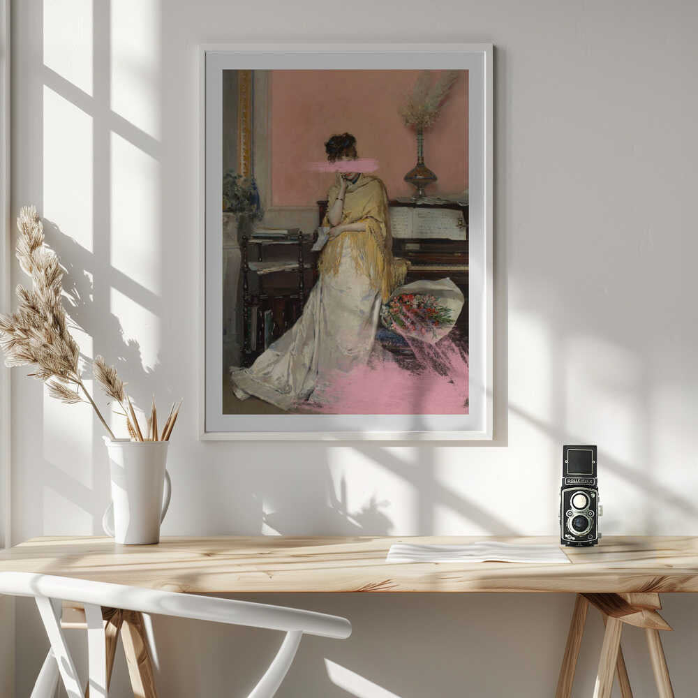 Melancholy Pink Lady, arte de Talitha McQueen