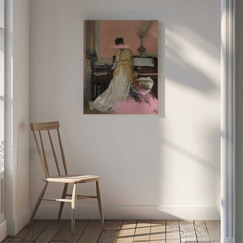 Melancholy Pink Lady, arte de Talitha McQueen