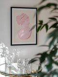 Pink Classical Bust, arte de Talitha McQueen