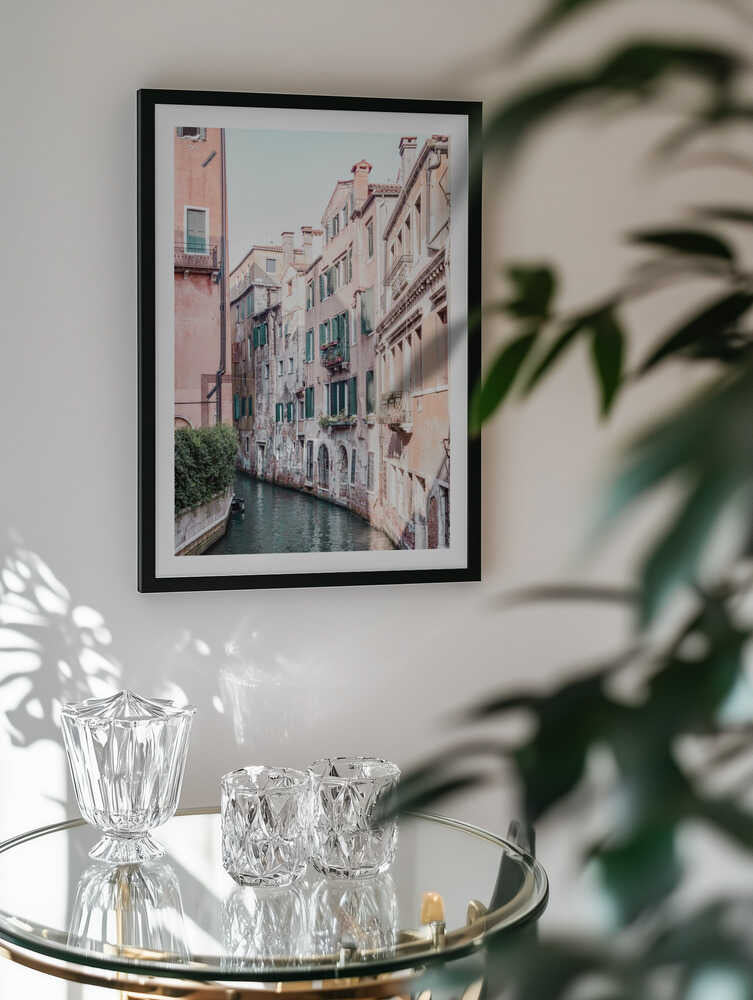 Pastel Venice Canal, arte de Talitha McQueen