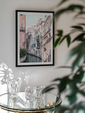 Pastel Venice Canal, arte de Talitha McQueen