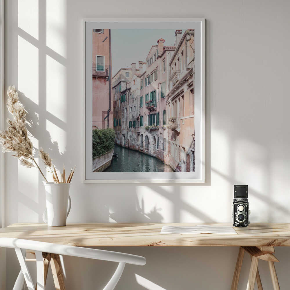 Pastel Venice Canal, arte de Talitha McQueen