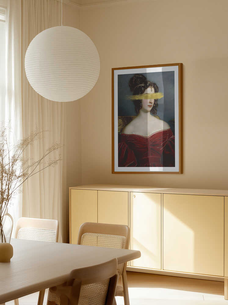 Elegant Gold Portrait, arte de Talitha McQueen