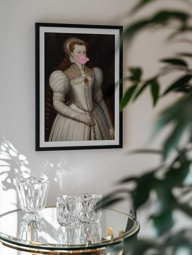 Regal Bubblegum Portrait, arte de Talitha McQueen