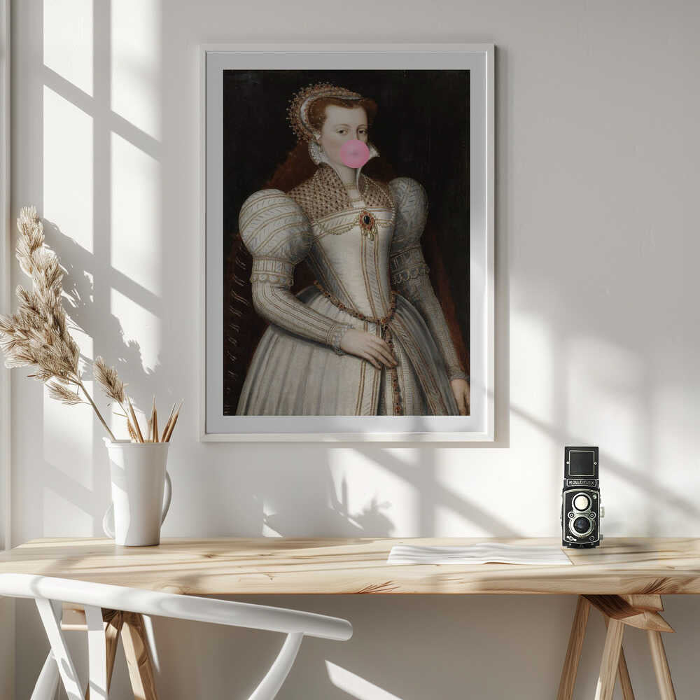 Regal Bubblegum Portrait, arte de Talitha McQueen
