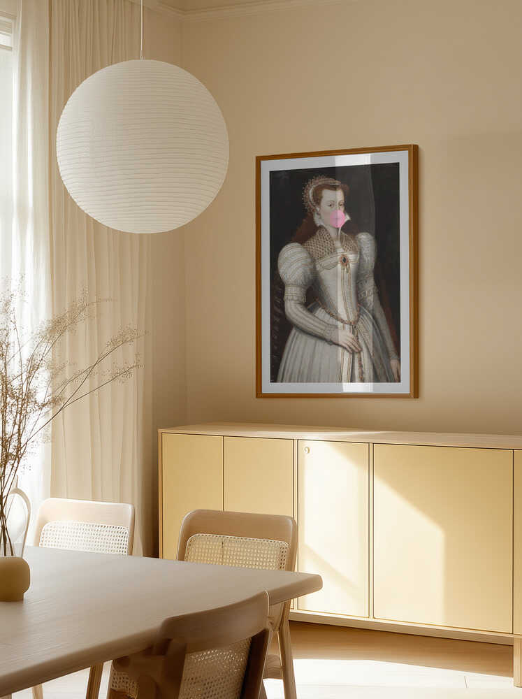 Regal Bubblegum Portrait, arte de Talitha McQueen