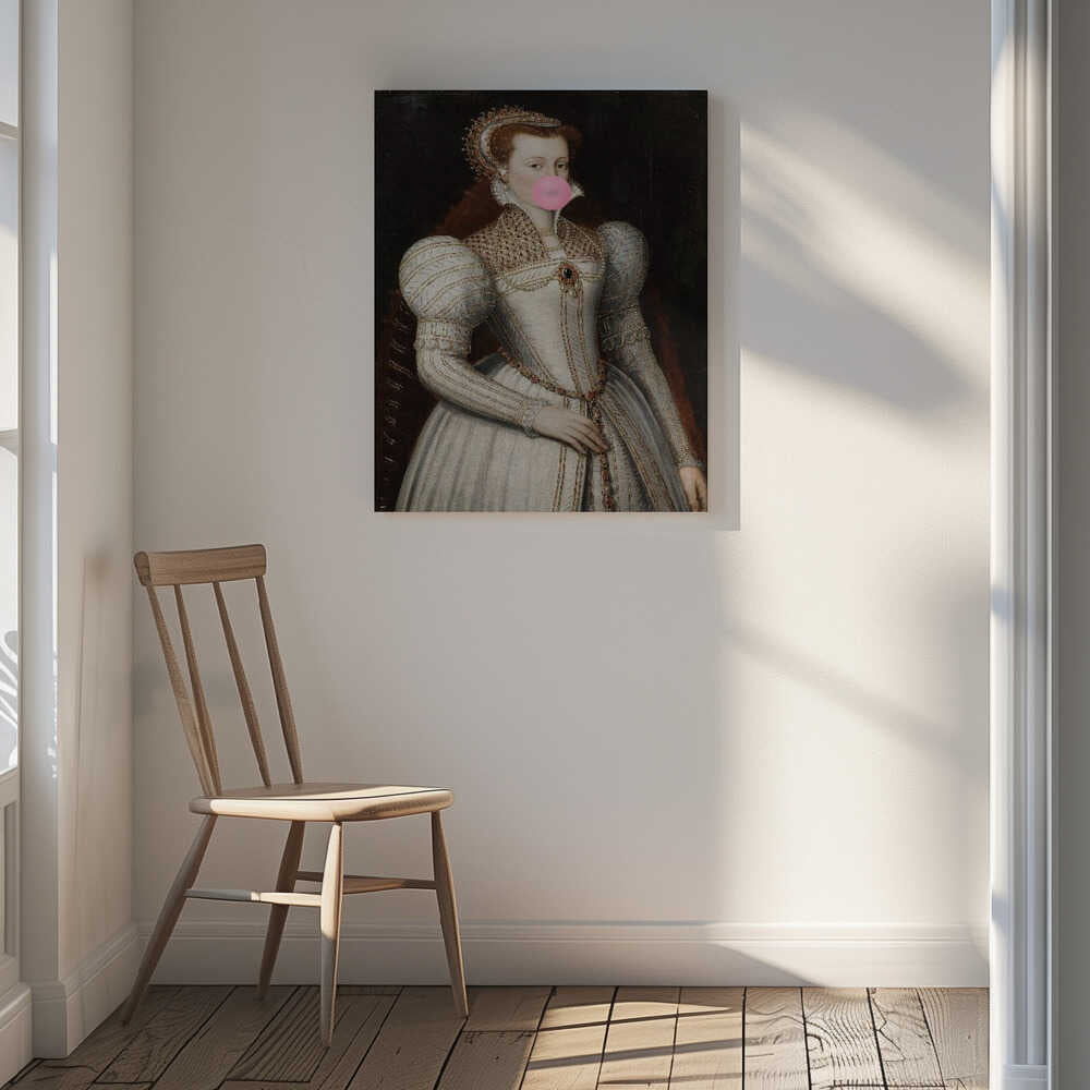 Regal Bubblegum Portrait, arte de Talitha McQueen