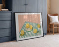 Lemons and stripes, arte de Jenny Liz Rome
