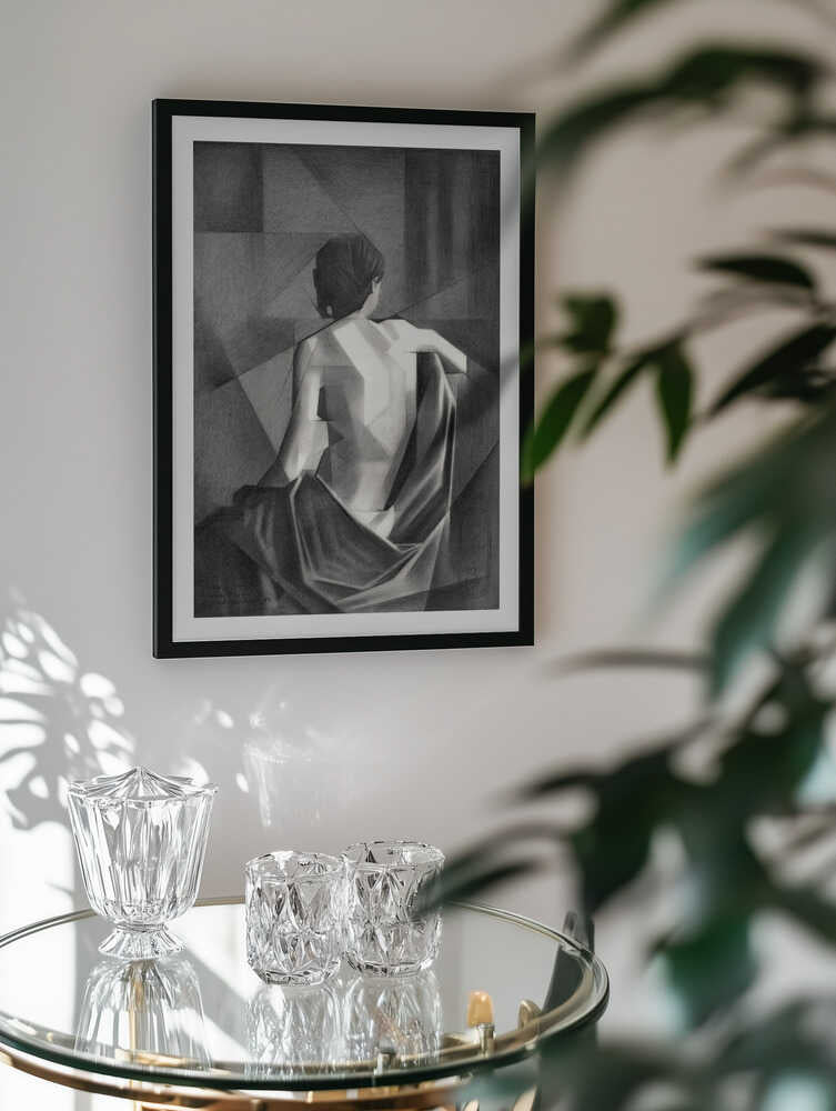 Geometric Draped Figure, arte de Corné Akkers