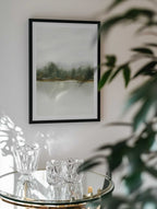 Misty Forest Reflection, arte de Rachel Elise