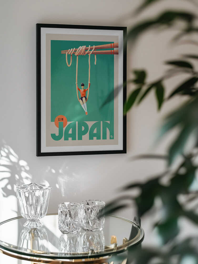 Japanese Noodle Swing, arte de Mark Harrison