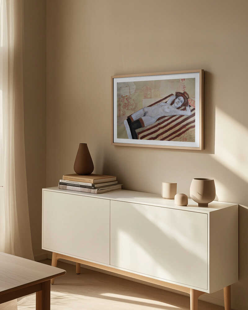 Sensual Reclining Nude, arte de Doris Schmitz