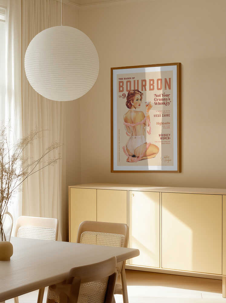 Babes of Bourbon Vol 9 Vintage Whiskey Pinup, arte de The Whiskey Ginger