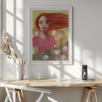 Serene Red-Haired Dream, arte de Sharyn Bursic
