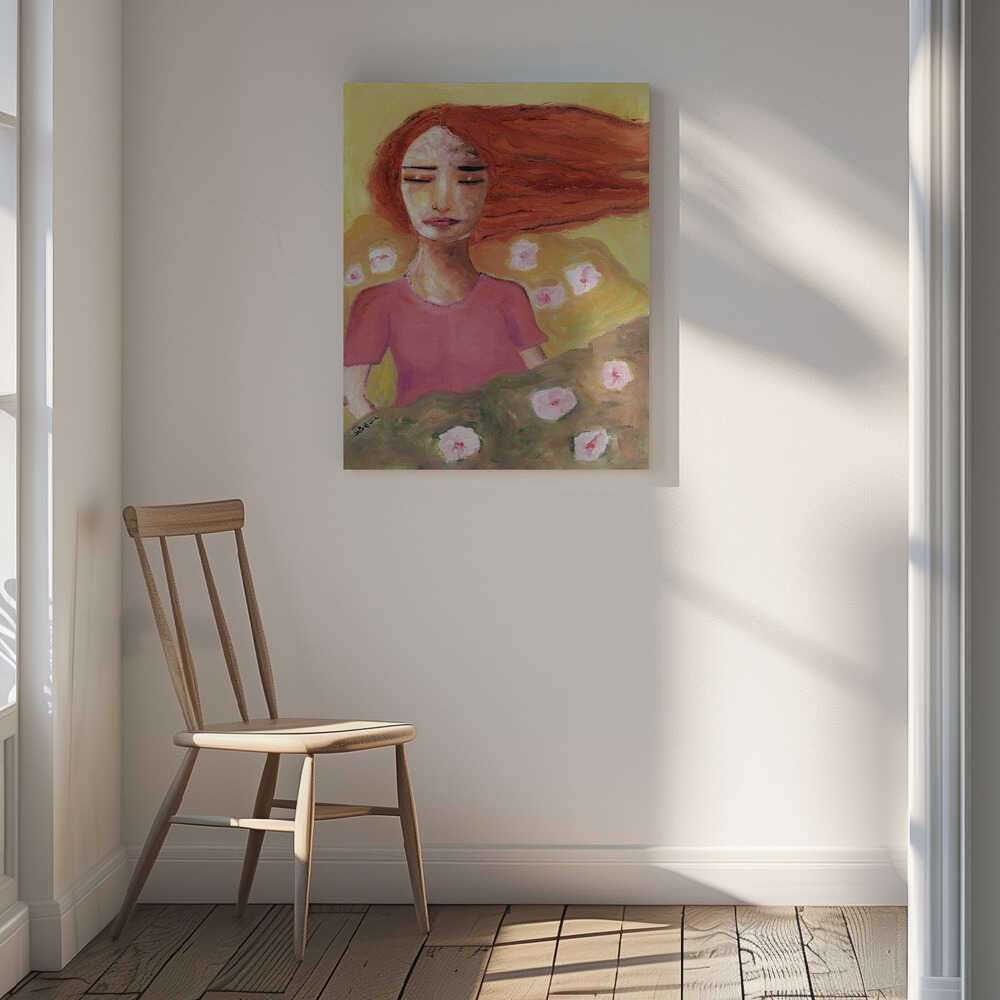 Serene Red-Haired Dream, arte de Sharyn Bursic
