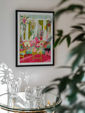 Vibrant Cats And Plants, arte de uta krogmann