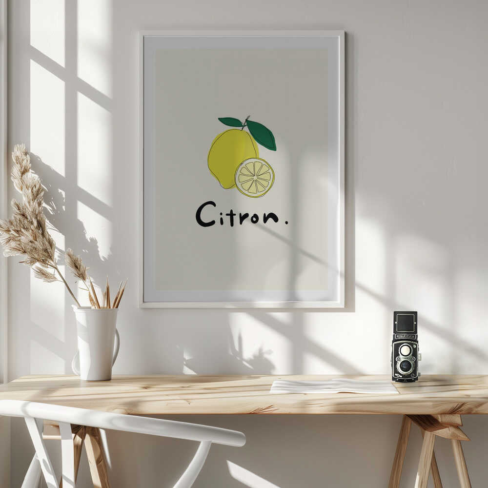 Fresh Lemon Illustration, arte de Rio Soléy