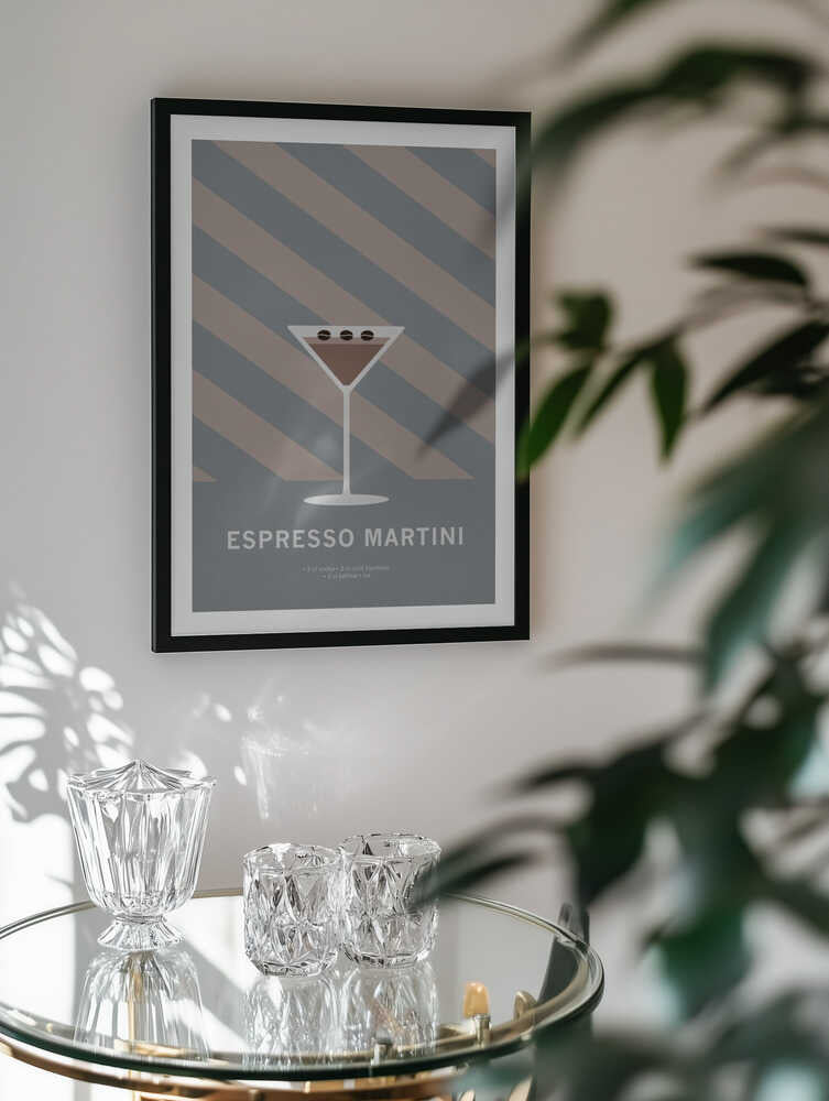 Chic Espresso Martini, arte de Paperago