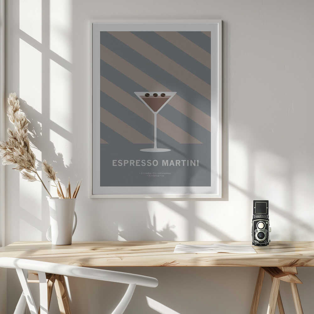 Chic Espresso Martini, arte de Paperago