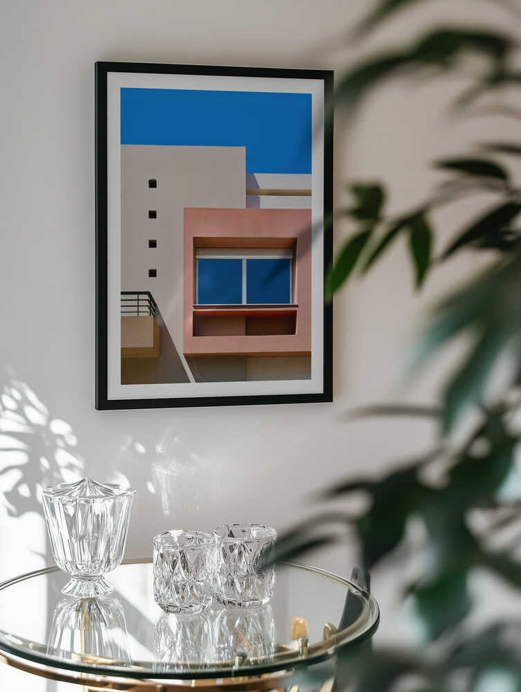 Pink Geometric Architecture, arte de Arnon Orbach