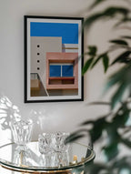 Pink Geometric Architecture, arte de Arnon Orbach