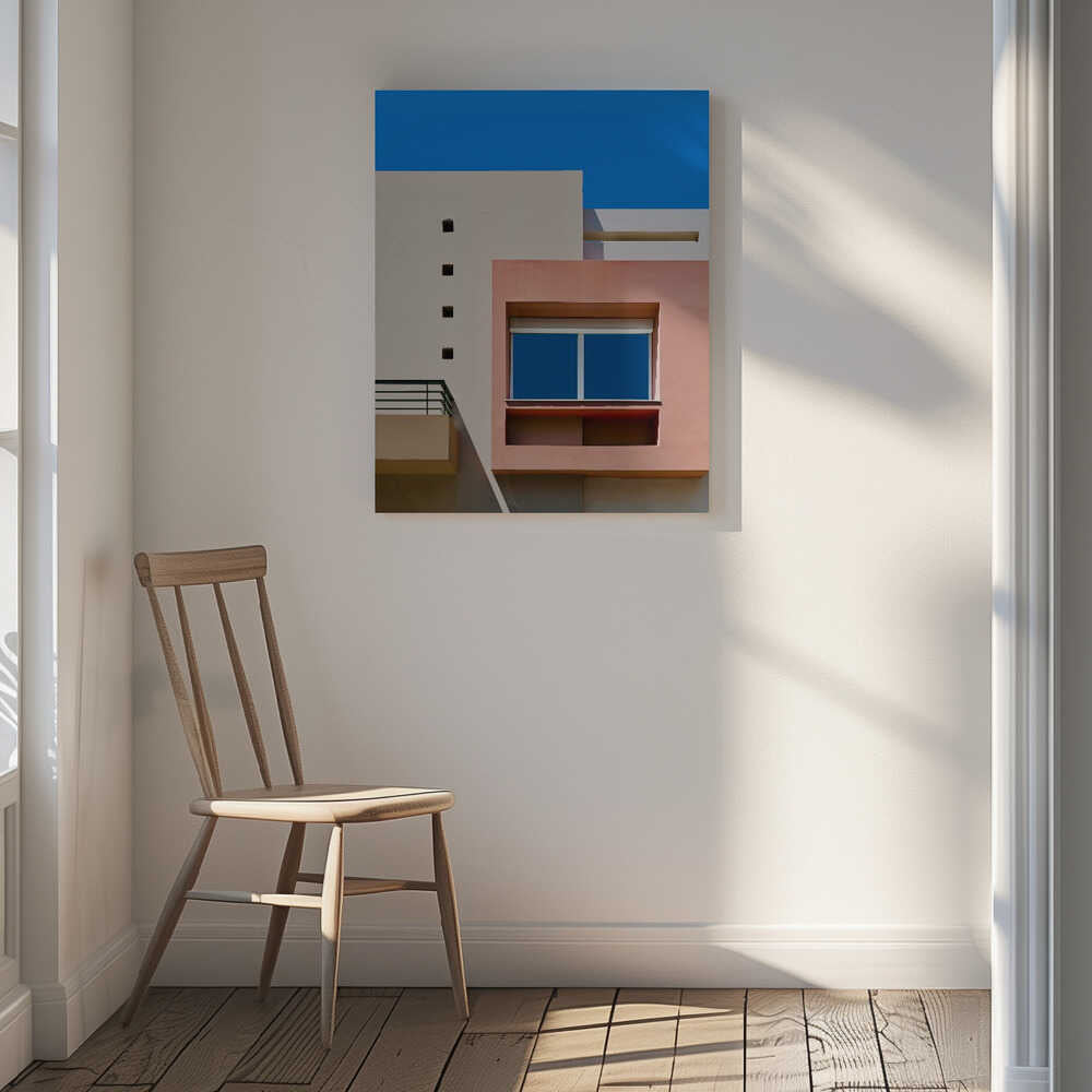Pink Geometric Architecture, arte de Arnon Orbach