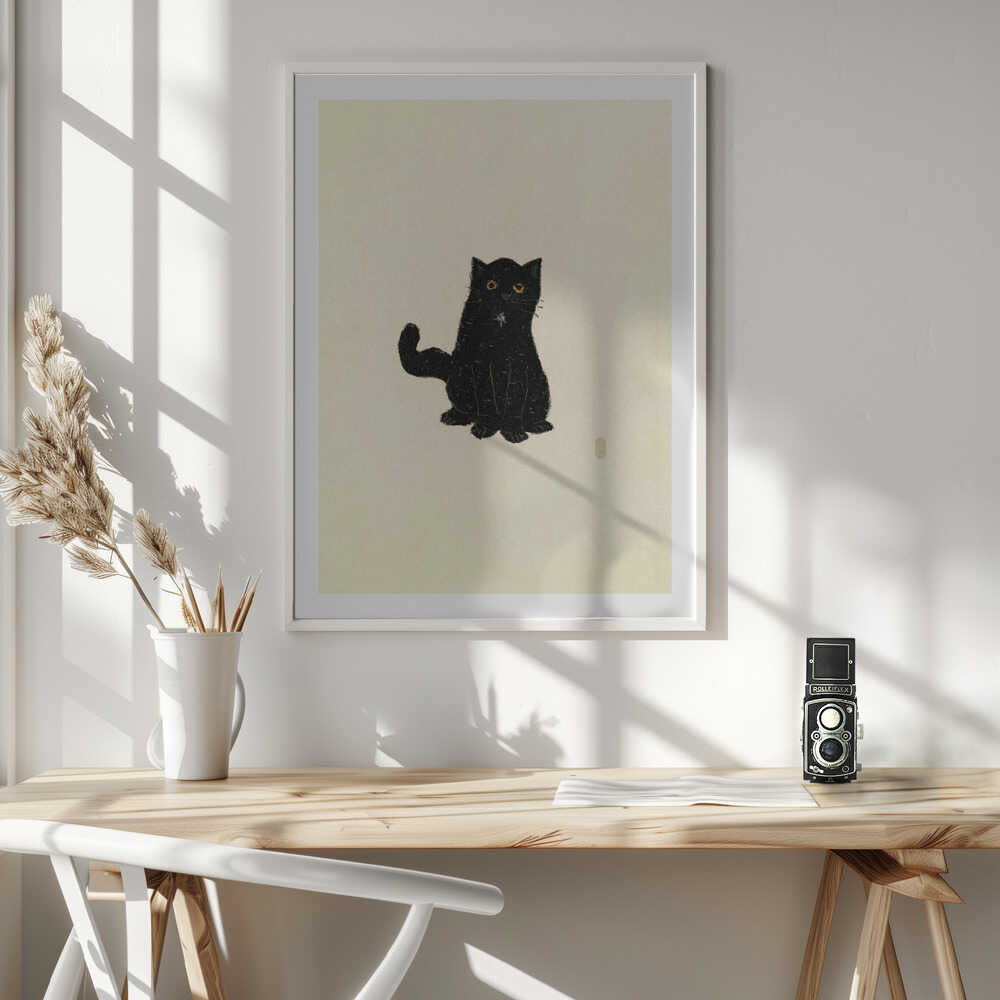 Charming Black Cat, arte de Dianne Nicole Fernando