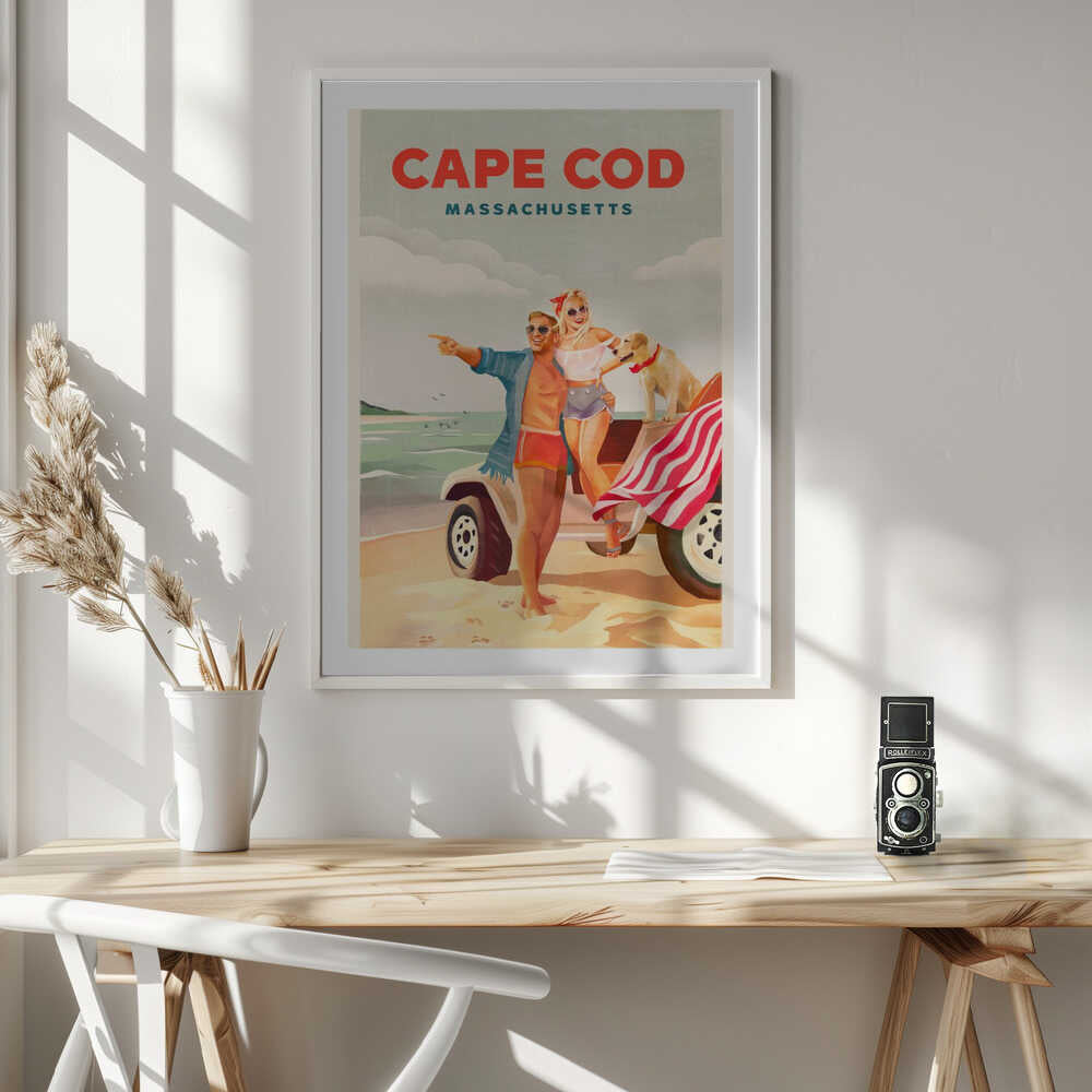 Cape Cod Massachusetts Summer Beach Art, arte de The Whiskey Ginger