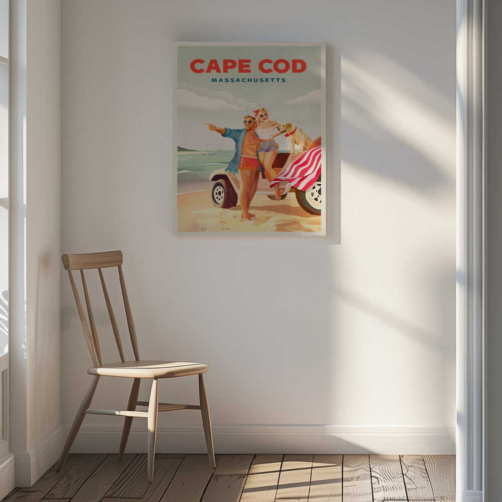Cape Cod Massachusetts Summer Beach Art, arte de The Whiskey Ginger