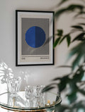 Geometric Blue Circle, arte de Vitor Costa