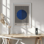 Geometric Blue Circle, arte de Vitor Costa