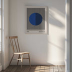 Geometric Blue Circle, arte de Vitor Costa