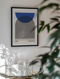 Abstract Blue Arches, arte de Vitor Costa