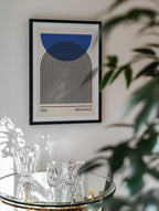 Abstract Blue Arches, arte de Vitor Costa