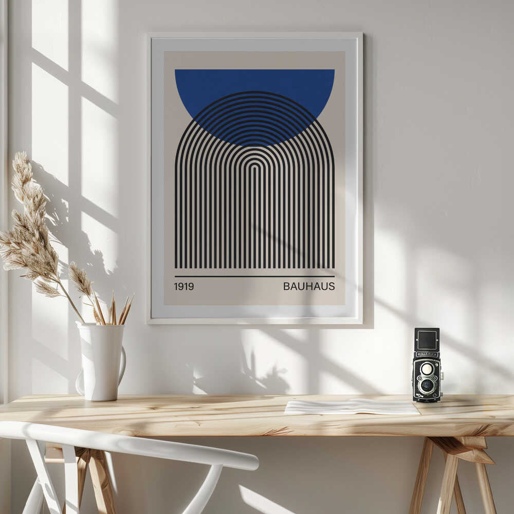 Abstract Blue Arches, arte de Vitor Costa