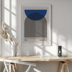 Abstract Blue Arches, arte de Vitor Costa