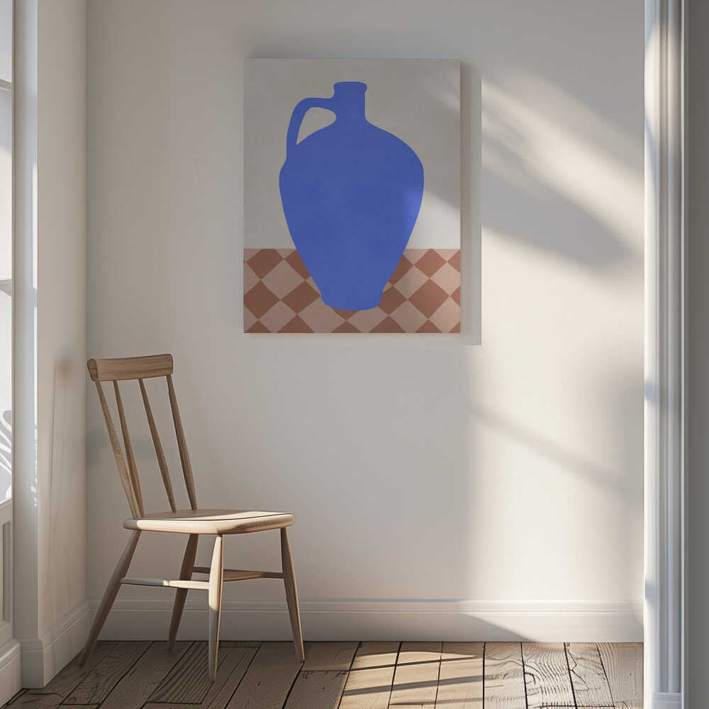 Minimal Blue Jug, arte de Vitor Costa
