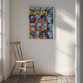 Abstract Faces Grid, arte de Joshua Hoskins