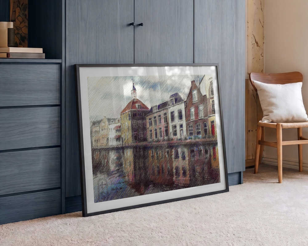 Charming Dutch Canal, arte de Corné Akkers