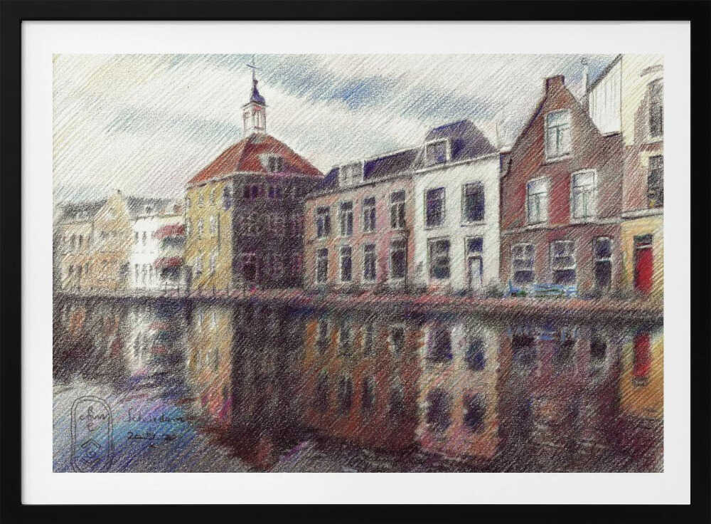 Charming Dutch Canal, arte de Corné Akkers