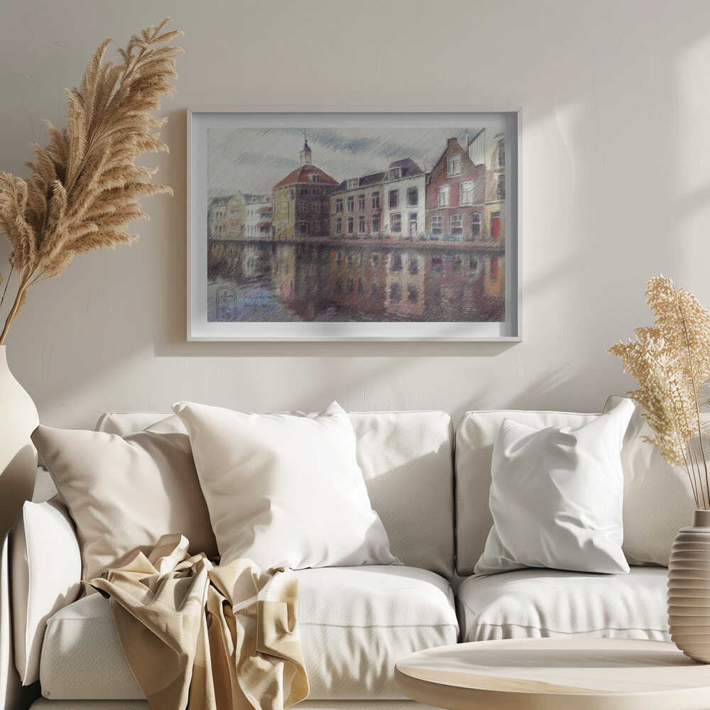 Charming Dutch Canal, arte de Corné Akkers