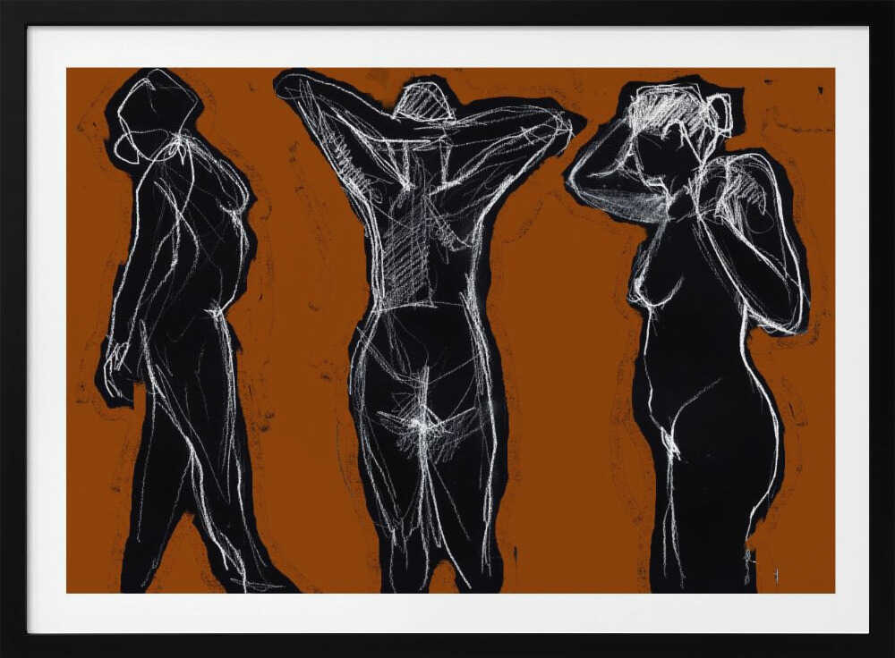 Dynamic Nude Forms, arte de Tore Bahnson