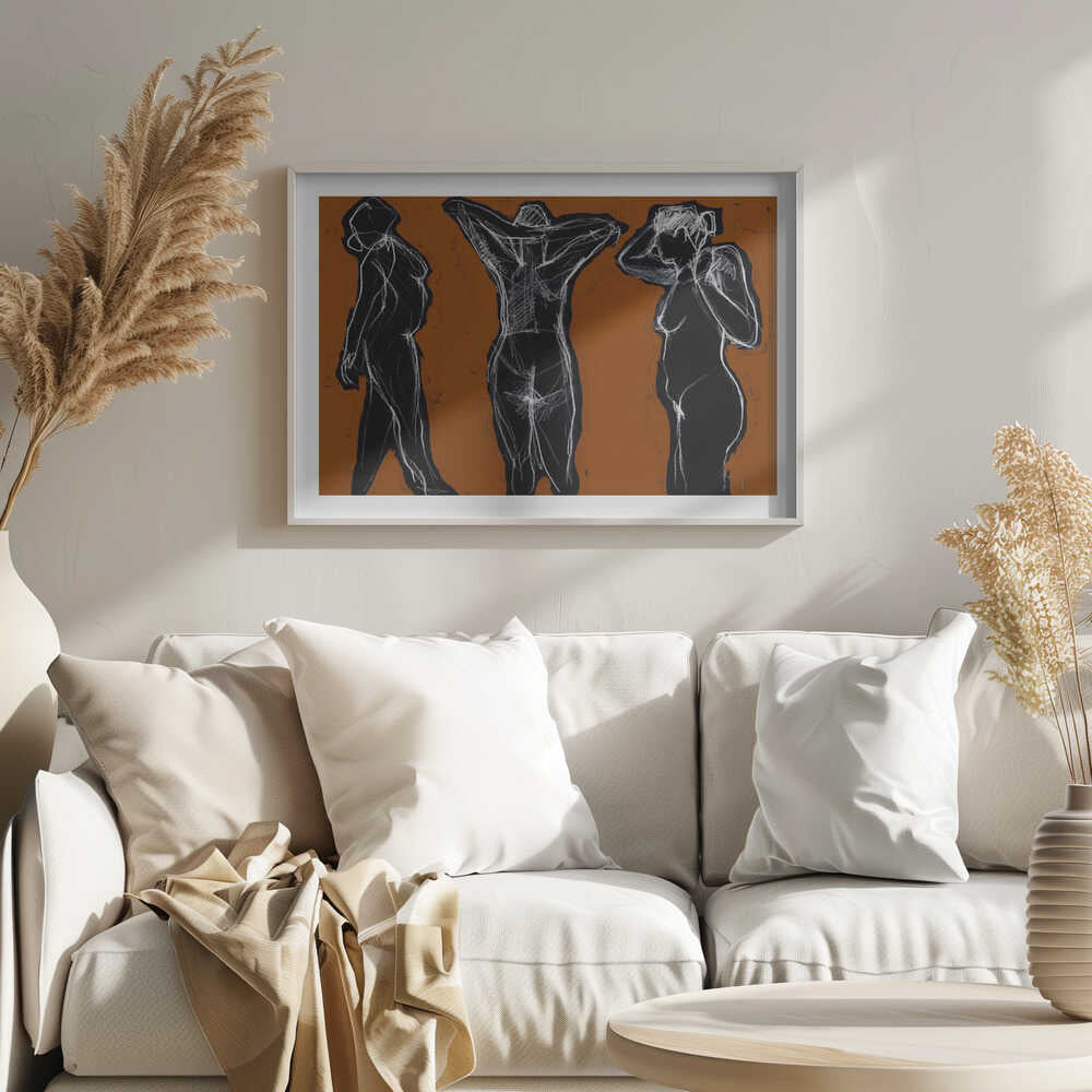 Dynamic Nude Forms, arte de Tore Bahnson