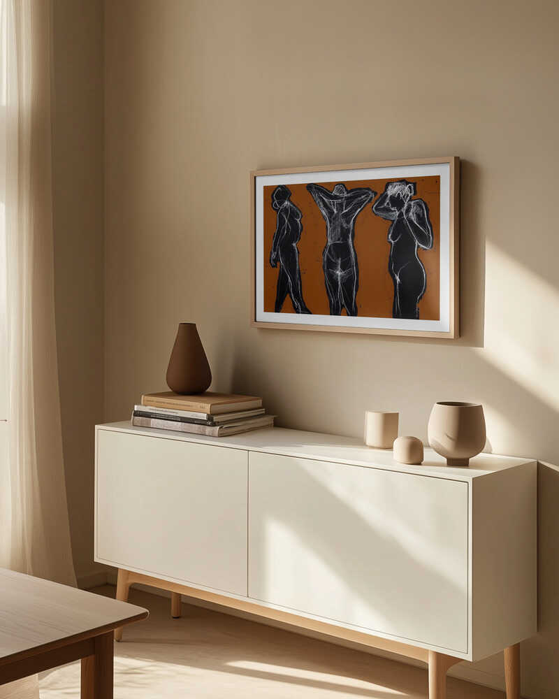 Dynamic Nude Forms, arte de Tore Bahnson