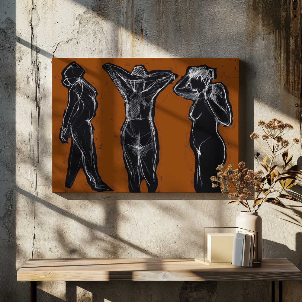 Dynamic Nude Forms, arte de Tore Bahnson