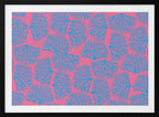 Pink Blue Coral Pattern, arte de Sue Skellern